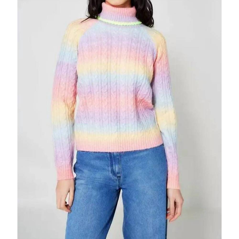 NEW MANOUSH rainbow sweater in pastel